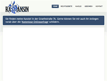 Tablet Screenshot of kiez-anwalt.de